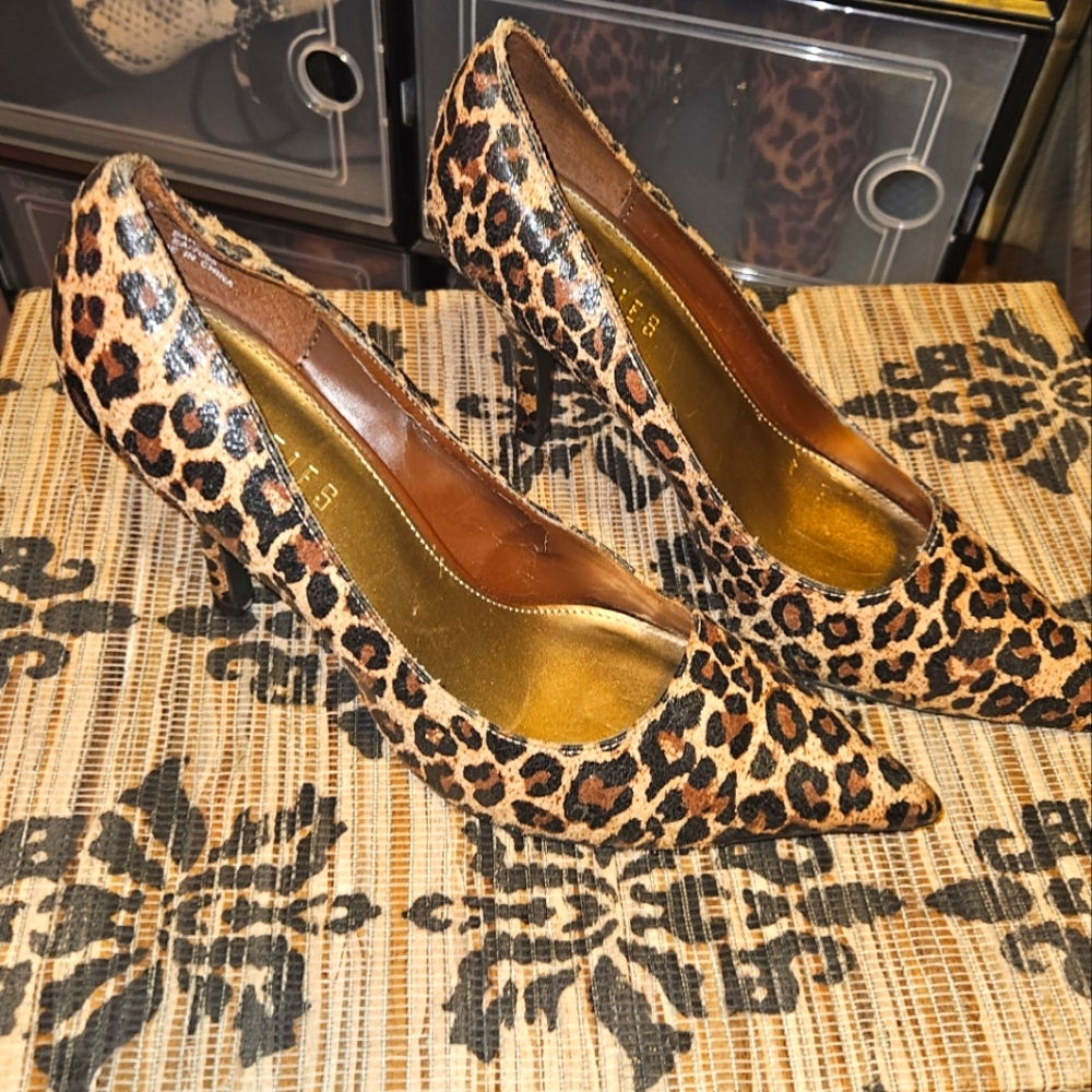 Nine West Leopard Print Heel